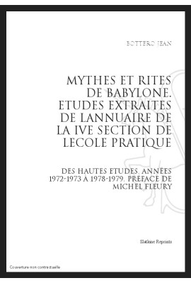 MYTHES ET RITES DE BABYLONE