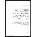 MYTHES ET RITES DE BABYLONE