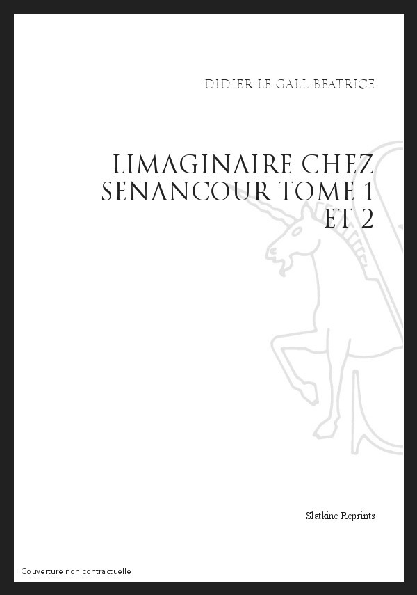 L'IMAGINAIRE CHEZ SENANCOUR