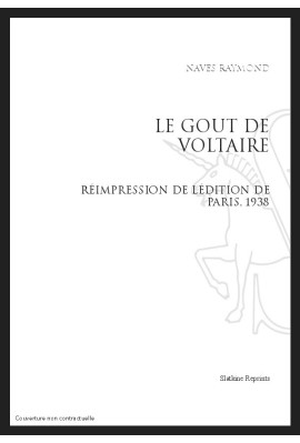 LE GOUT DE VOLTAIRE