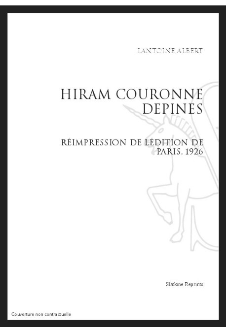 HIRAM COURONNÉ D'ÉPINES.