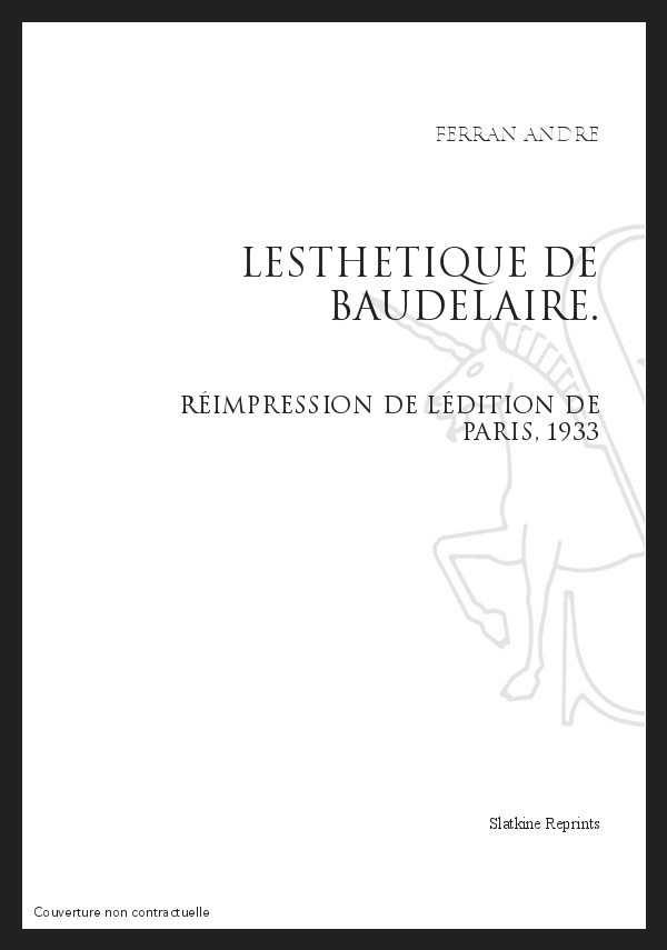 L'ESTHETIQUE DE BAUDELAIRE
