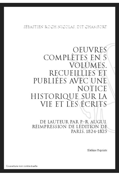 OEUVRES COMPLÈTES