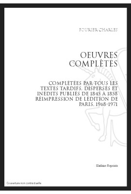 OEUVRES COMPLÈTES