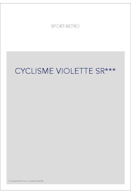 CYCLISME(VIOLETTE)SR***