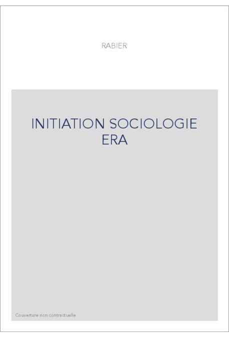 INITIATION SOCIOLOGIE ERA