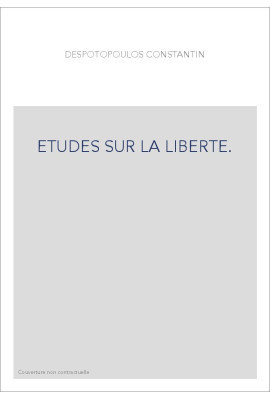 ETUDES SUR LA LIBERTE.