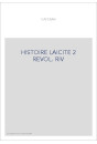 HISTOIRE LAICITE 2 REVOL. RIV