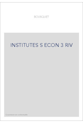 INSTITUTES S ECON 3 RIV