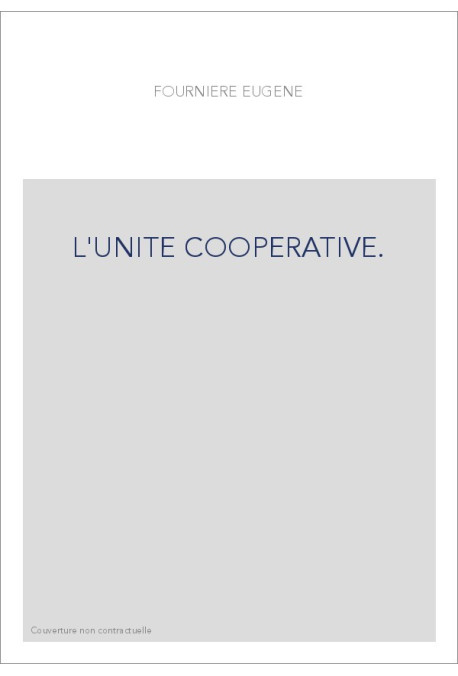 L'UNITE COOPERATIVE.