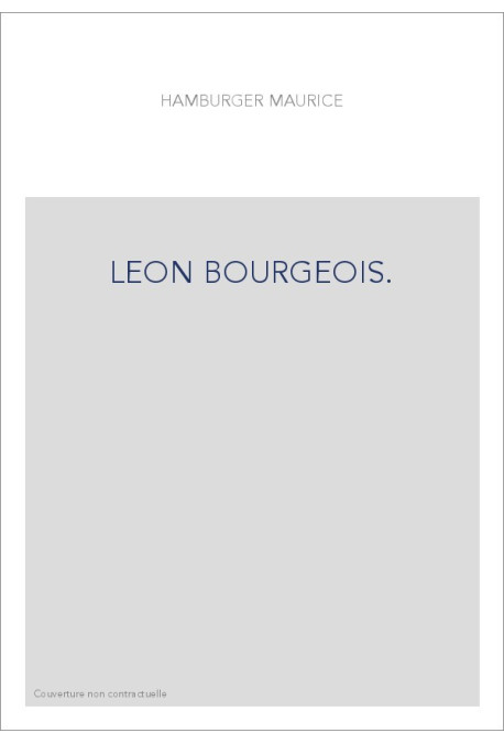 LEON BOURGEOIS.