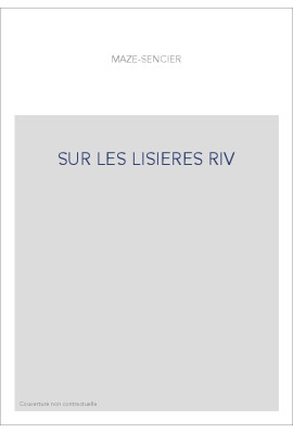 SUR LES LISIERES RIV
