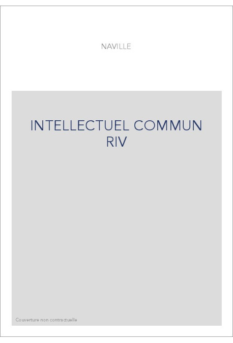 INTELLECTUEL COMMUN RIV