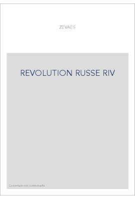 REVOLUTION RUSSE RIV