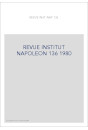 REVUE INST NAPOLEON 136(1980)***