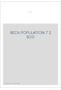 RECH POPULATION T 2 SOD