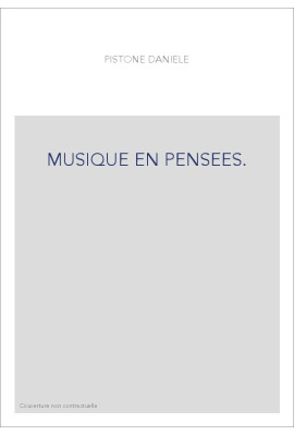 MUSIQUE EN PENSEES.