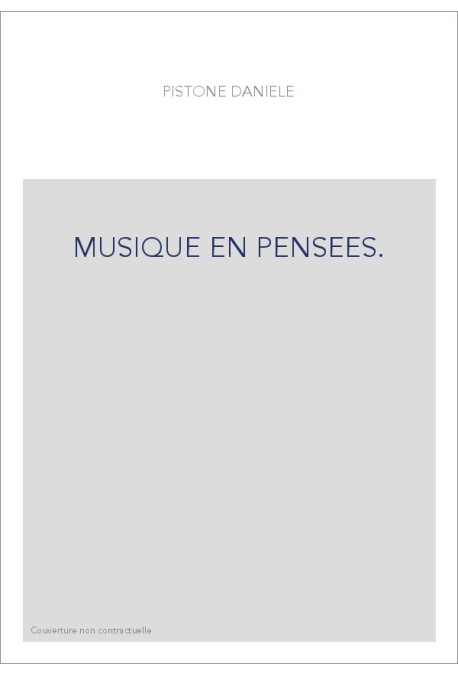 MUSIQUE EN PENSEES.