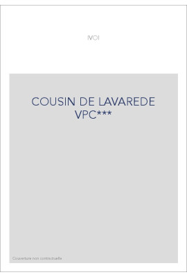 COUSIN DE LAVAREDE VPC***