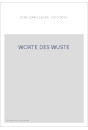 WORTE DES WUSTE
