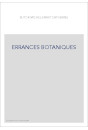 ERRANCES BOTANIQUES