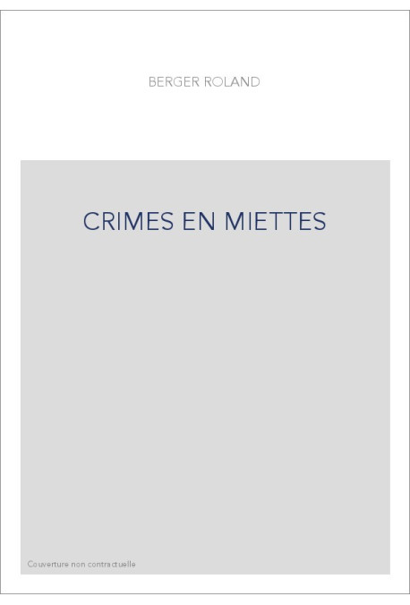 CRIMES EN MIETTES