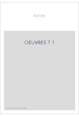 OEUVRES T 1