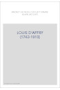 LOUIS D'AFFRY (1743-1810)