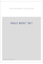 PARLE MENT TAIT