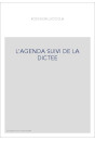 L'AGENDA SUIVI DE LA DICTEE