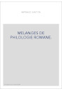 MELANGES DE PHILOLOGIE ROMANE.