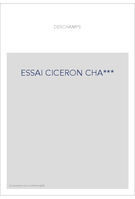 ESSAI BIBLIOGRAPHIQUE SUR M.T. CICERON