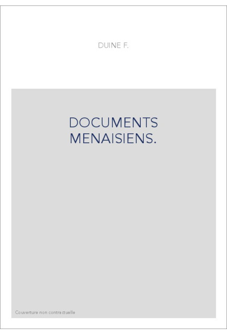 DOCUMENTS MENAISIENS. LETTRES INéDITES DE LA MENNAIS ET DE LACORDAIRE.- LE GOUVERNEMENT DE LOUIS-PHILIPPE ET