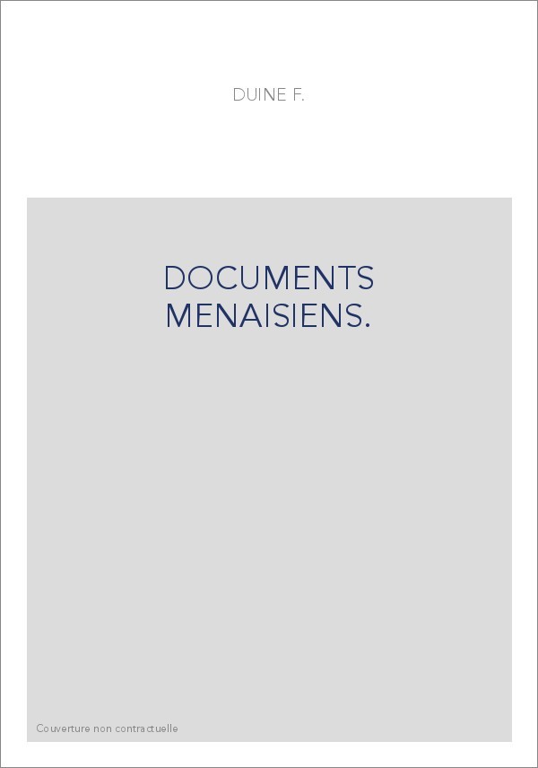 DOCUMENTS MENAISIENS. LETTRES INéDITES DE LA MENNAIS ET DE LACORDAIRE.- LE GOUVERNEMENT DE LOUIS-PHILIPPE ET