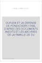 DUPLEIX ET LA DEFENSE DE PONDICHERY (1748),