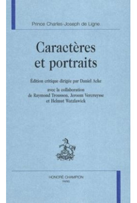 CARACTERES ET PORTRAITS