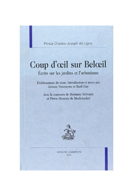 COUP D'OEIL SUR BELOEIL. ECRIT SUR LES JARDINS DE L'URBANISME.