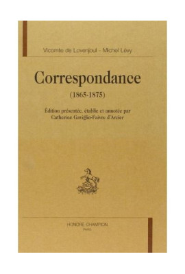 CORRESPONDANCE (1865-1875)