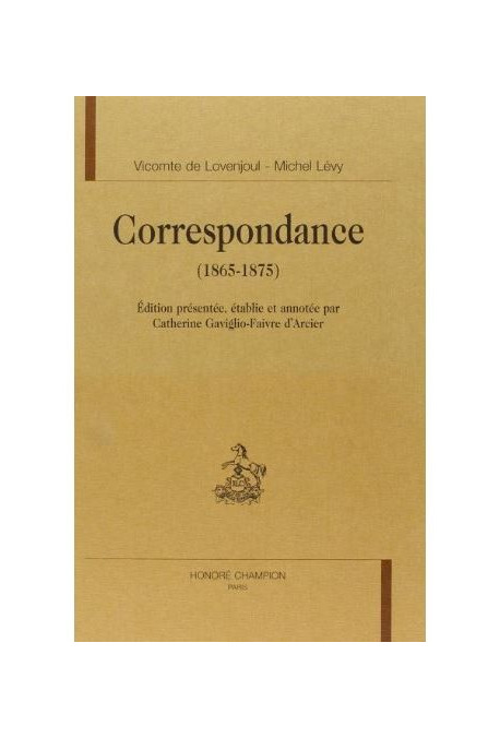 CORRESPONDANCE (1865-1875)