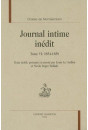 JOURNAL INTIME INEDIT TOME VI (1854-1858)