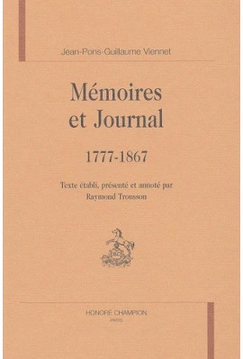 MEMOIRES ET JOURNAL, 1777-1867