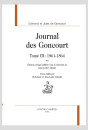 JOURNAL DES GONCOURT  TOME III : 1861-1864