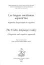 LES LANGUES OURALIENNES AUJOURD'HUI                    APPROCHE LINGUISTIQUE ET COGNITIVE
