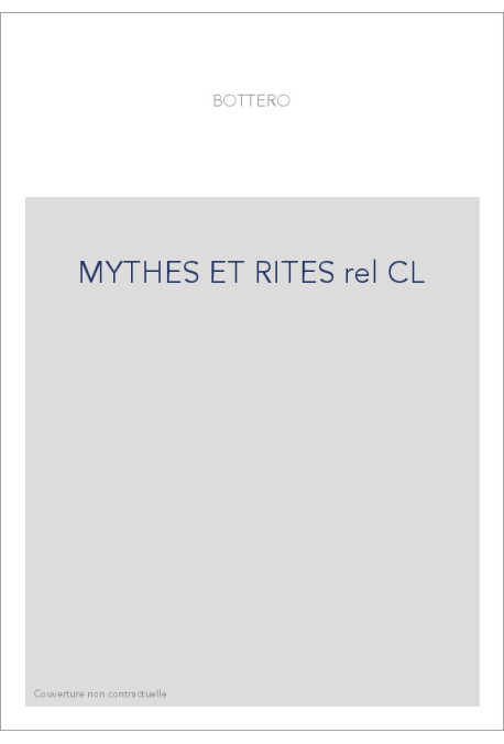 MYTHES ET RITES rel CL