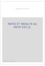 PAPES ET PAPAUTE AU XVIIIE SIECLE.
