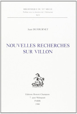 NOUVELLES RECHERCHES SUR VILLON.