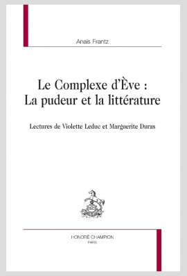 LE COMPLEXE D'ÈVE : LA PUDEUR ET LA LITTÉRATURE