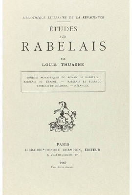 ETUDES SUR RABELAIS