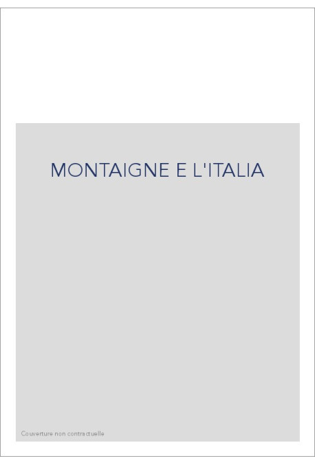 MONTAIGNE E L'ITALIA