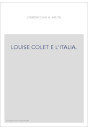 LOUISE COLET E L'ITALIA.